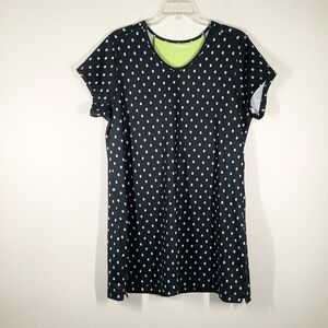 Black Cycling Dress Pocket Convertible Biking Athleisure Travel Active XXL